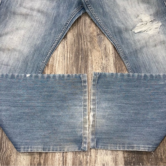 Men’s 514 Levi’s distressed jeans size 33 x 30 - Picture 5 of 16